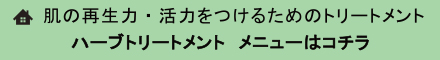 肌の再生力・活力をつけるためのトリートメント ハーブトリートメント　メニューはコチラ